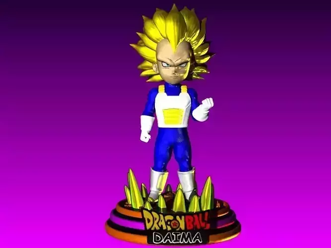 VEGETA DRAGON BALL DAIMA SUPER SAIYAN 3