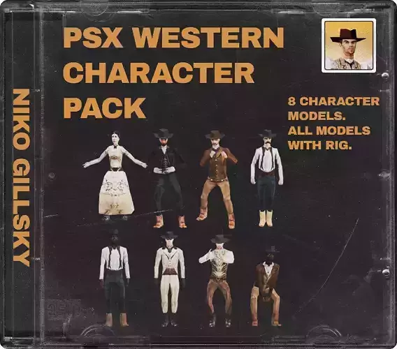 PSX Western Character Pack