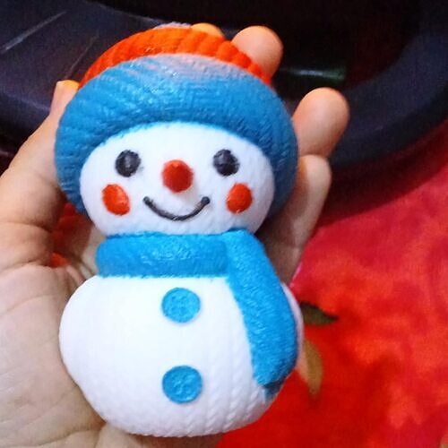 Knitty the Cozy Snowman 3D print model
