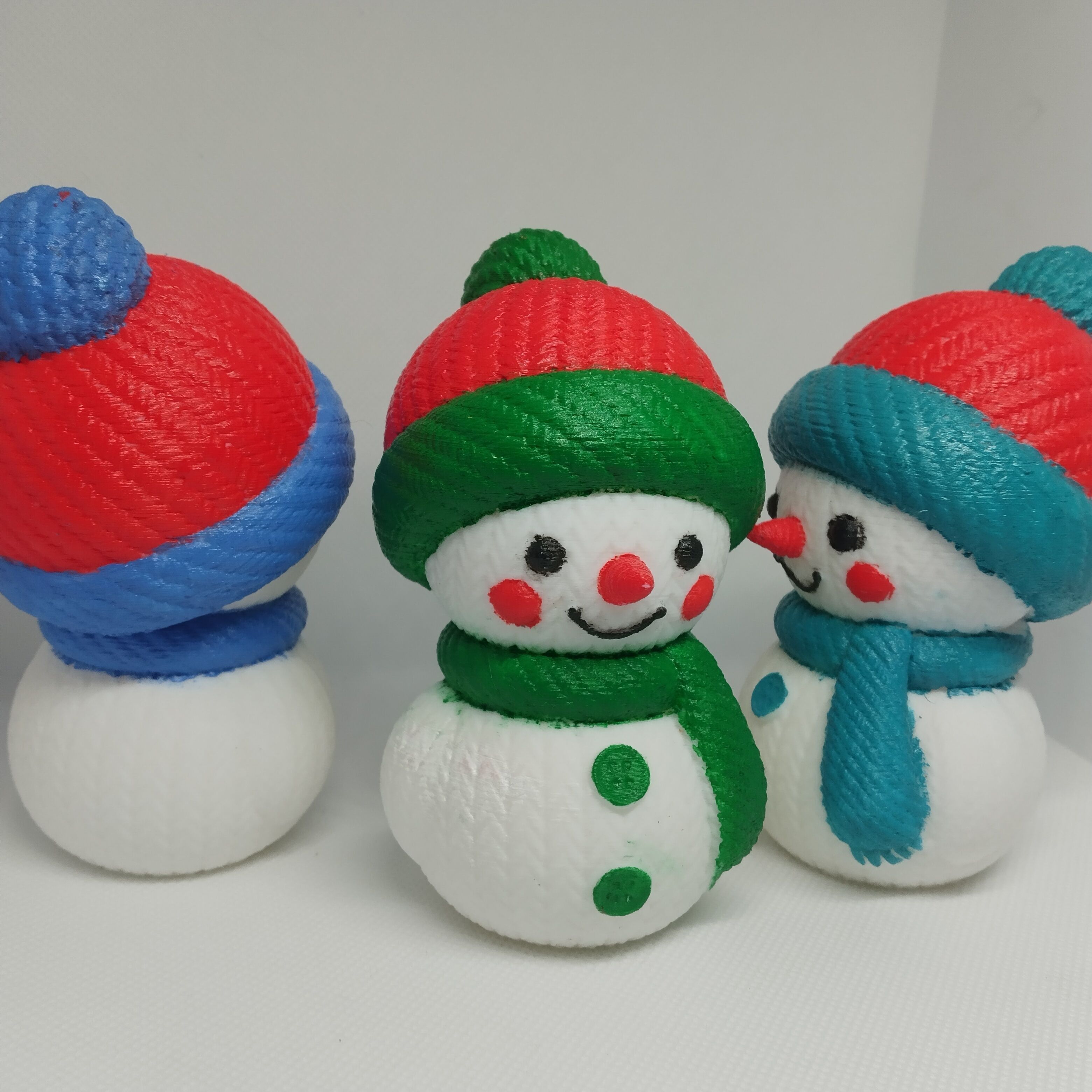 Knitty the Cozy Snowman 3D print model_2