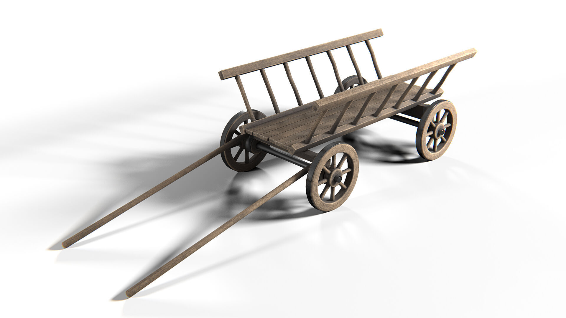 Dray 01 PBR Low-poly 3D model_2