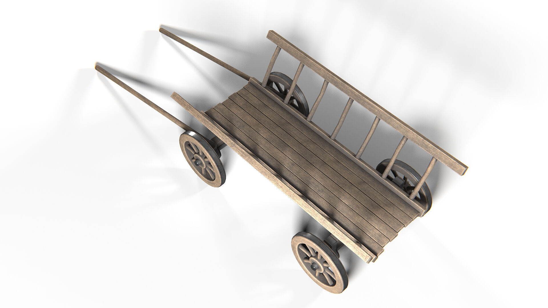 Dray 01 PBR Low-poly 3D model_8