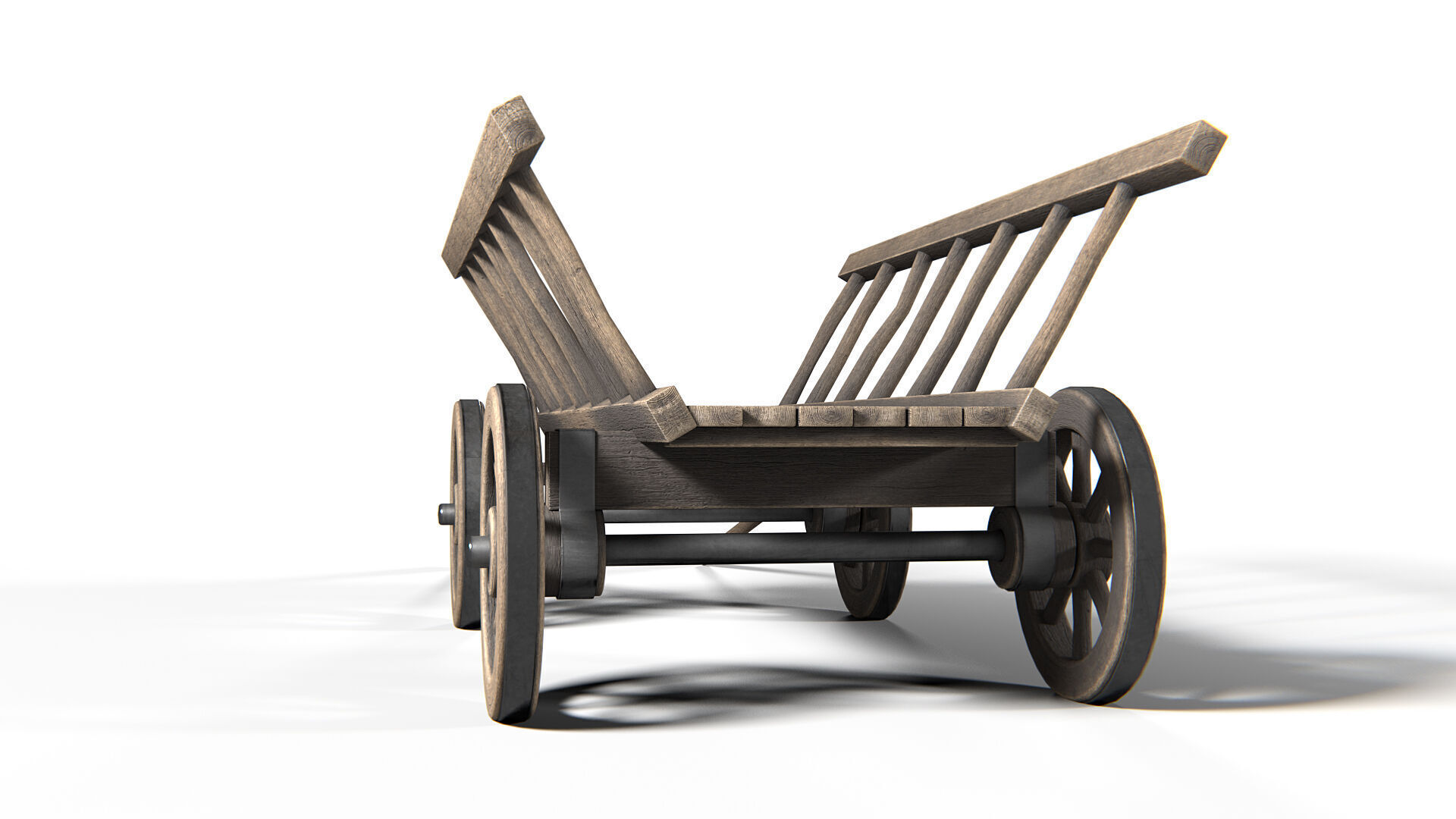 Dray 01 PBR Low-poly 3D model_4