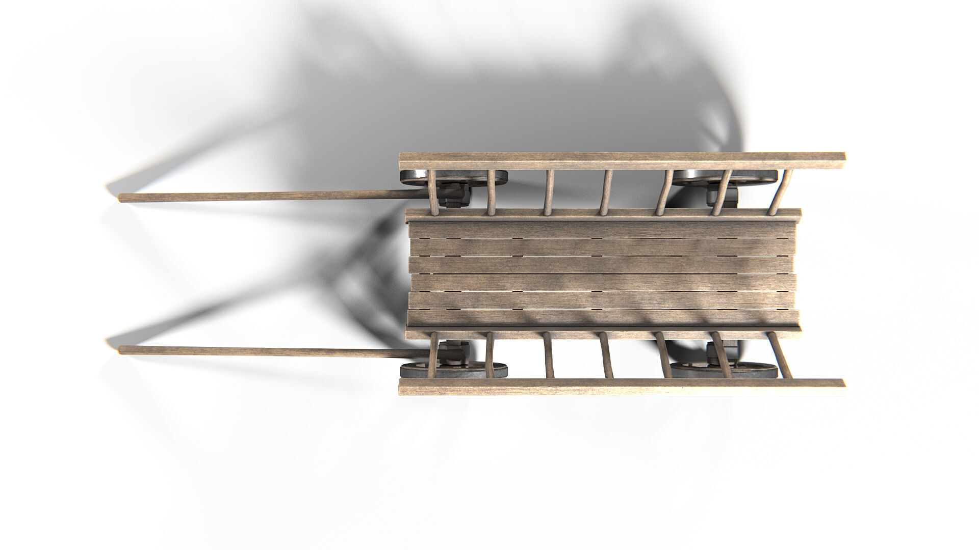 Dray 01 PBR Low-poly 3D model_5