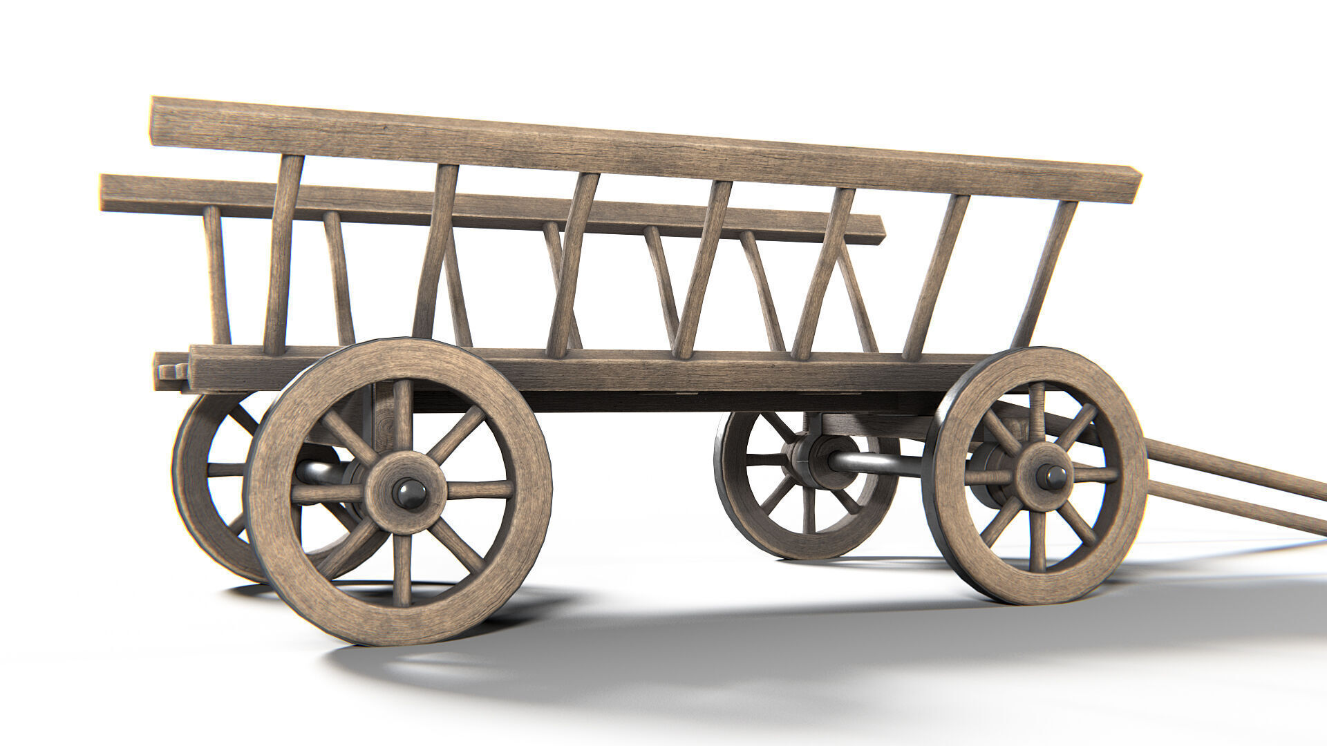 Dray 01 PBR Low-poly 3D model_1