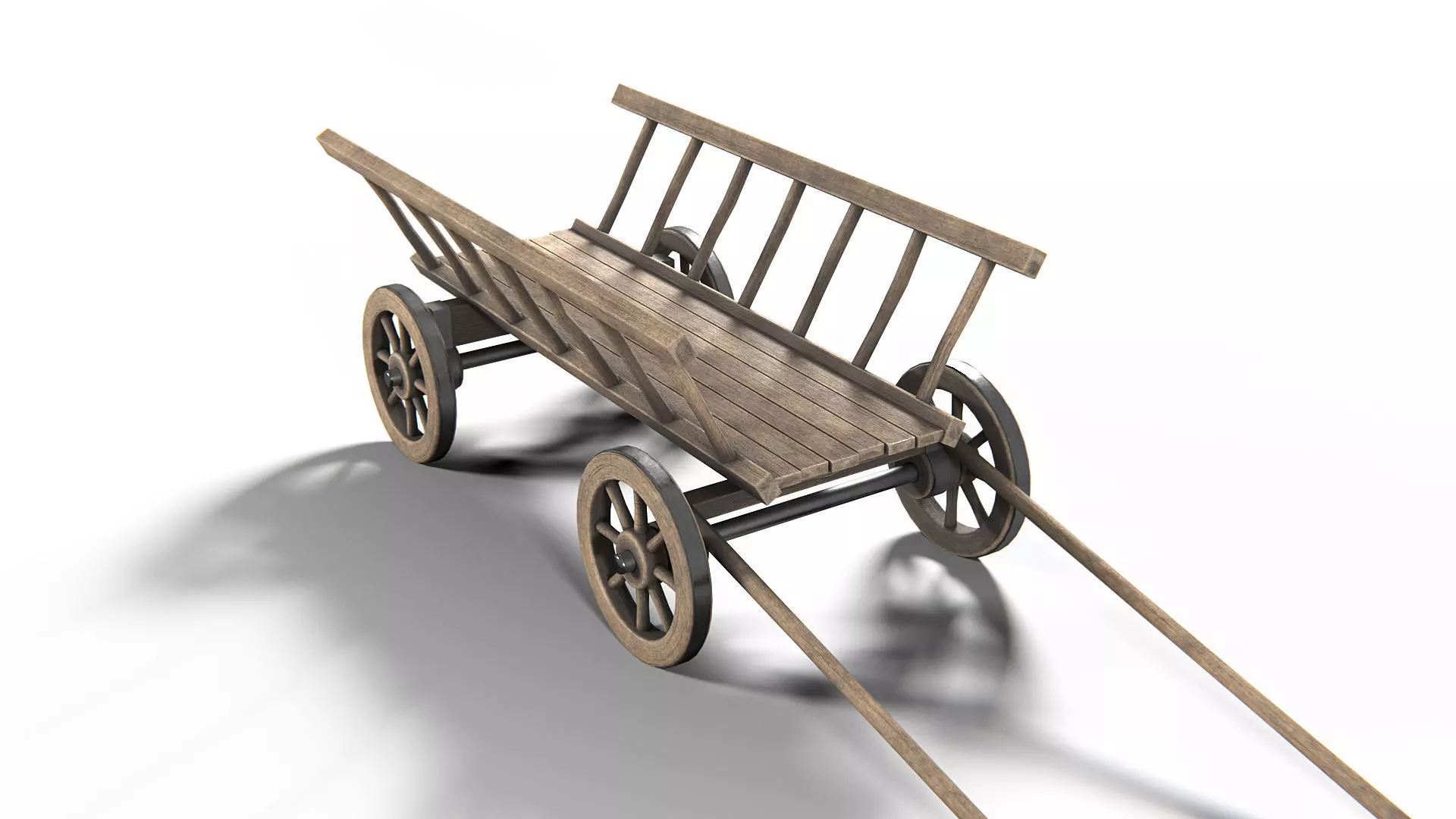 Dray 01 PBR Low-poly 3D model_0