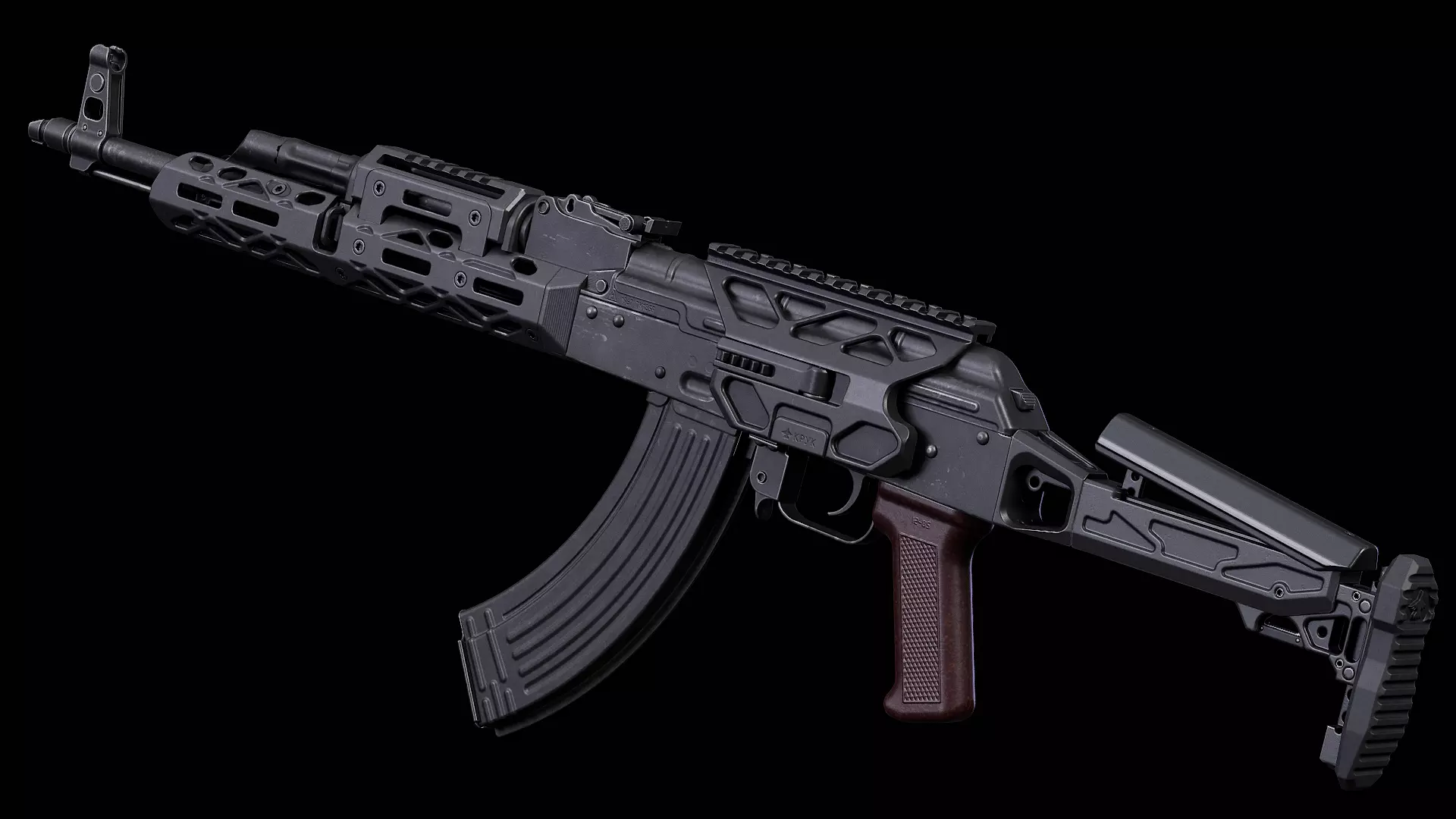 AKM KPYK Low-poly 3D model