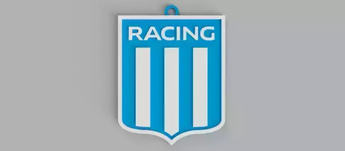 Racing Club De Avellaneda Shield logo Football Club keychain 