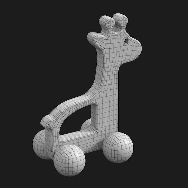 Giraffe toy 3D print model