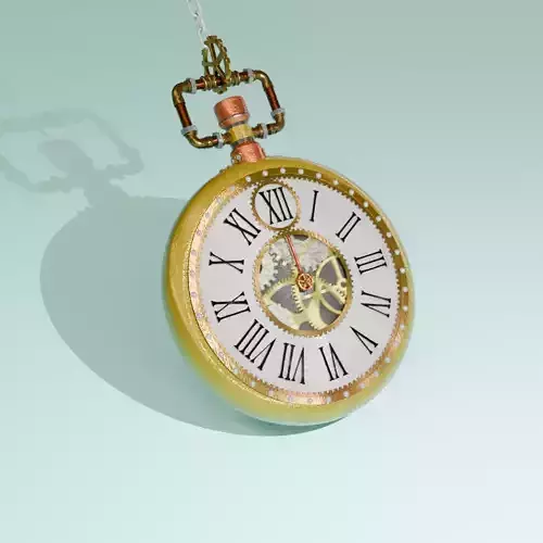 Steampunk pocket watch