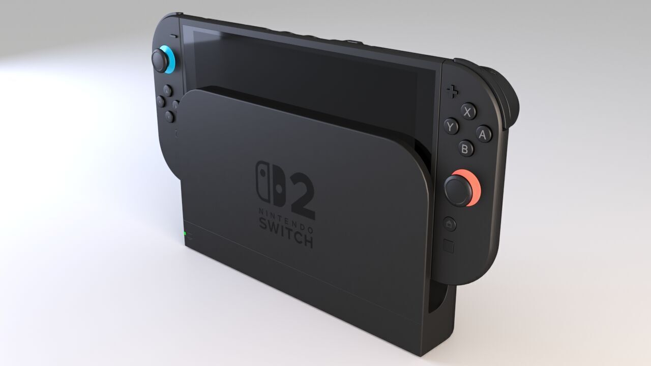 Nintendo Switch 2 3D model_11