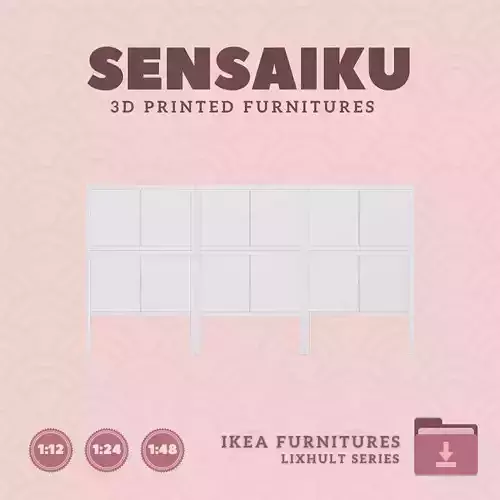 LIXHULT Cabinet Combo 03 for Dollhouse IKEA 3D Print
