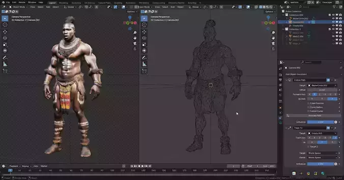 Tribal African Warrior 02