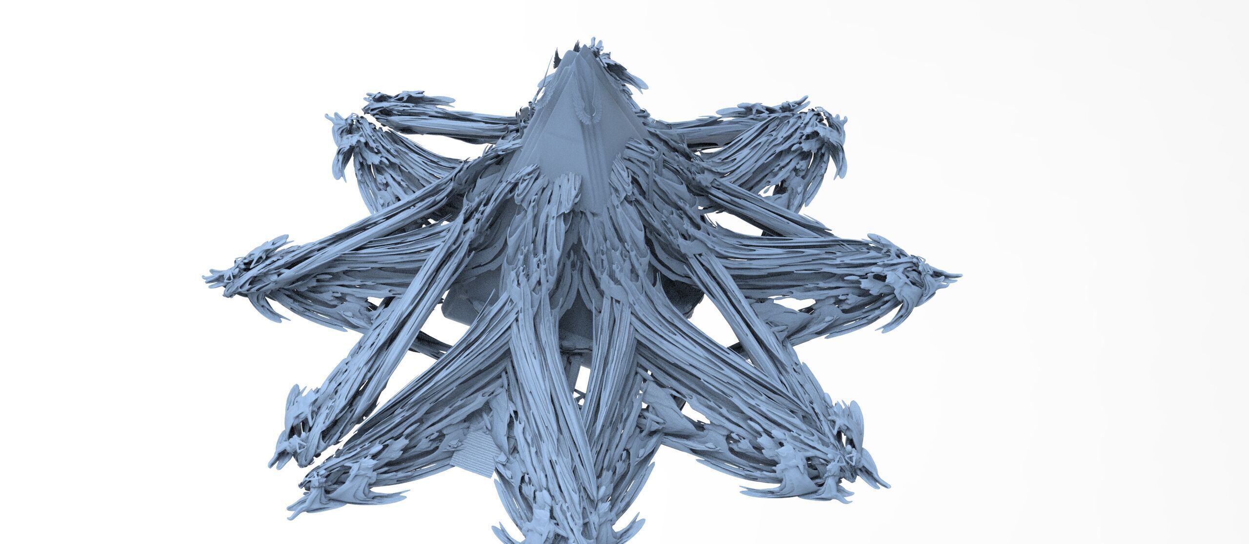 King Atlan Diamond Ring Castle 1 3D model_1