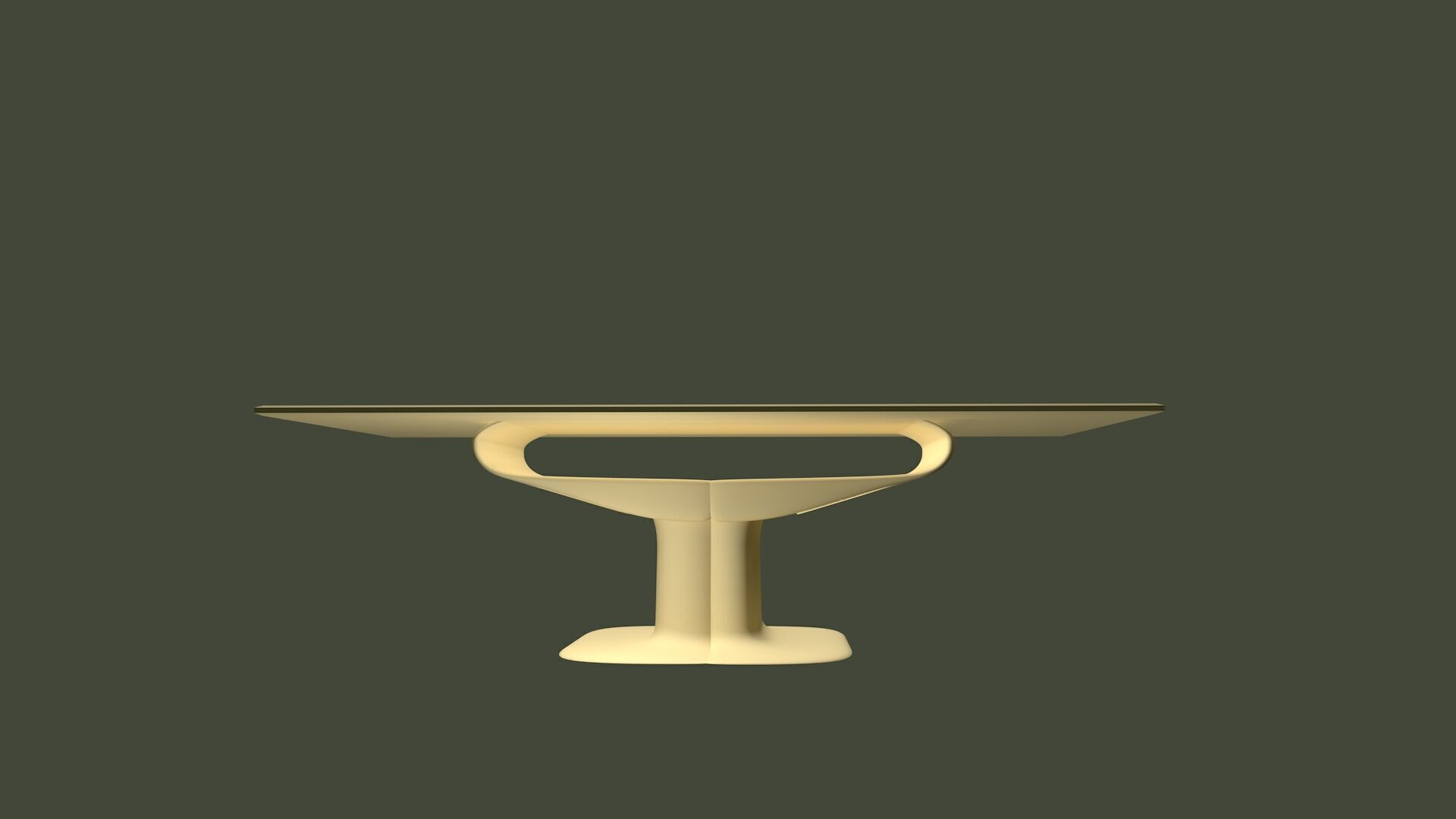 Modern Table 3D model_2