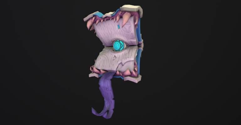 Devil Law Book Low-poly 3D model_1