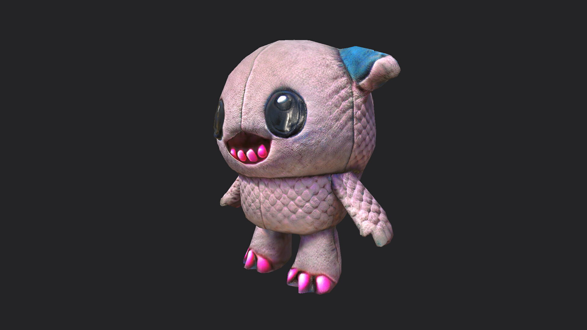 Plush toys 3D Model 011 Low-poly 3D model_1