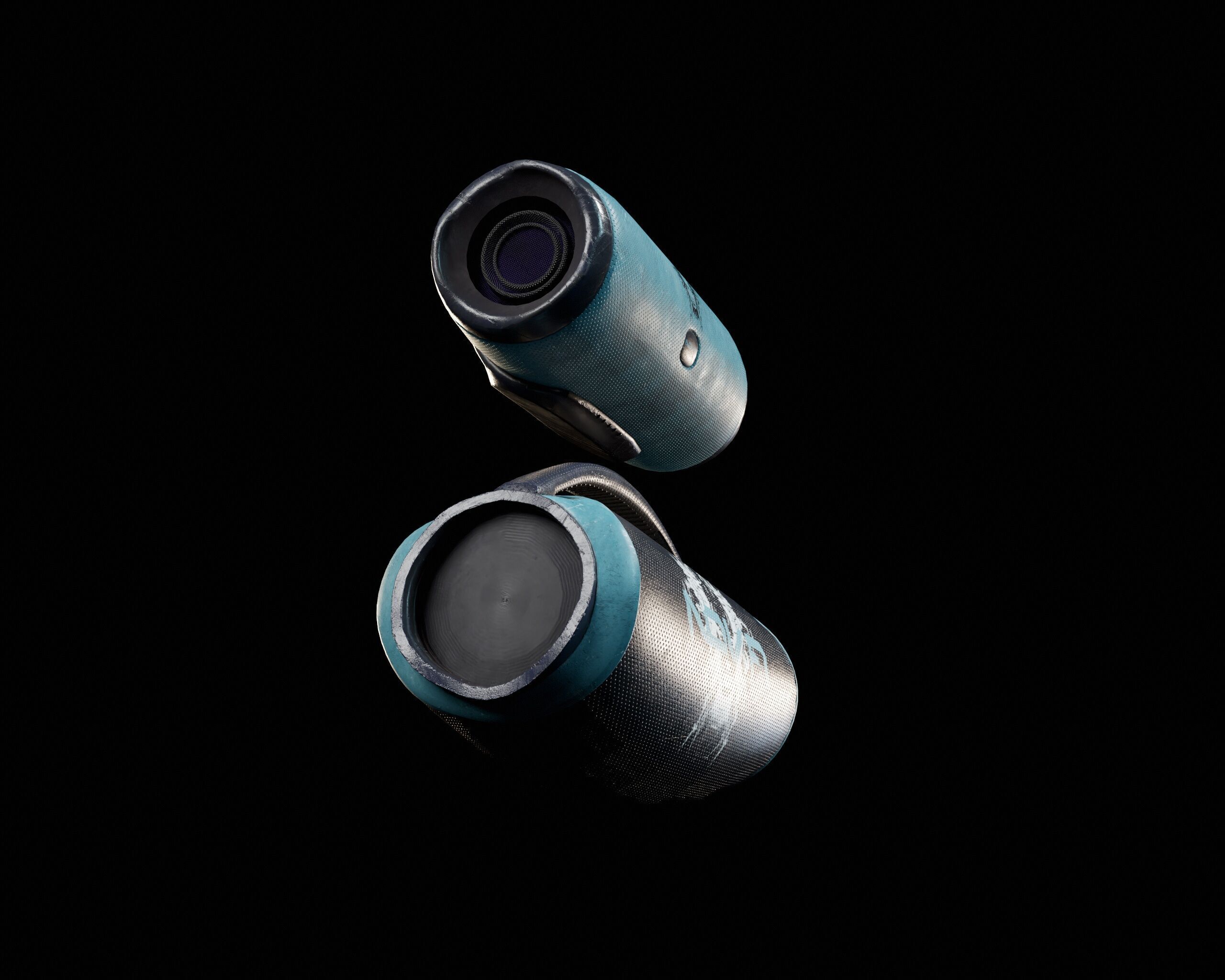 Sci-Fi Nova Hand Held Speakers   Low-poly 3D model_18