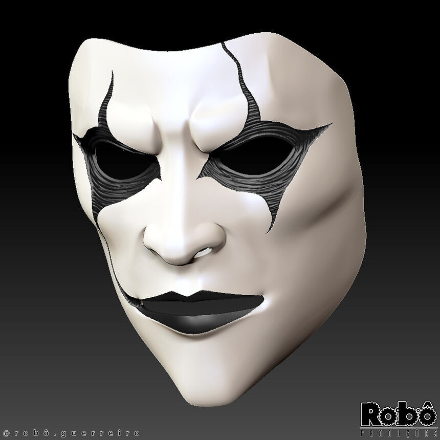 SLIPKNOT - Jim Root - AHIG - Phantom Mask 3D print model_6