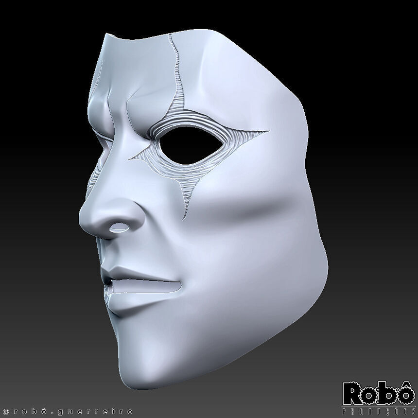 SLIPKNOT - Jim Root - AHIG - Phantom Mask 3D print model_10