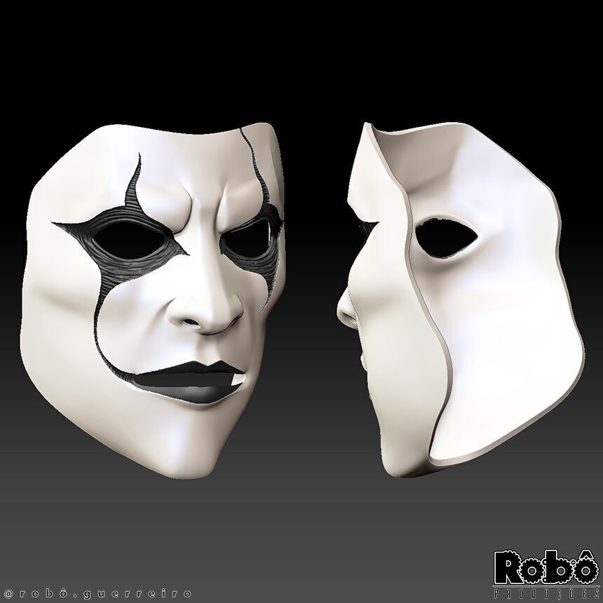 SLIPKNOT - Jim Root - AHIG - Phantom Mask 3D print model_8