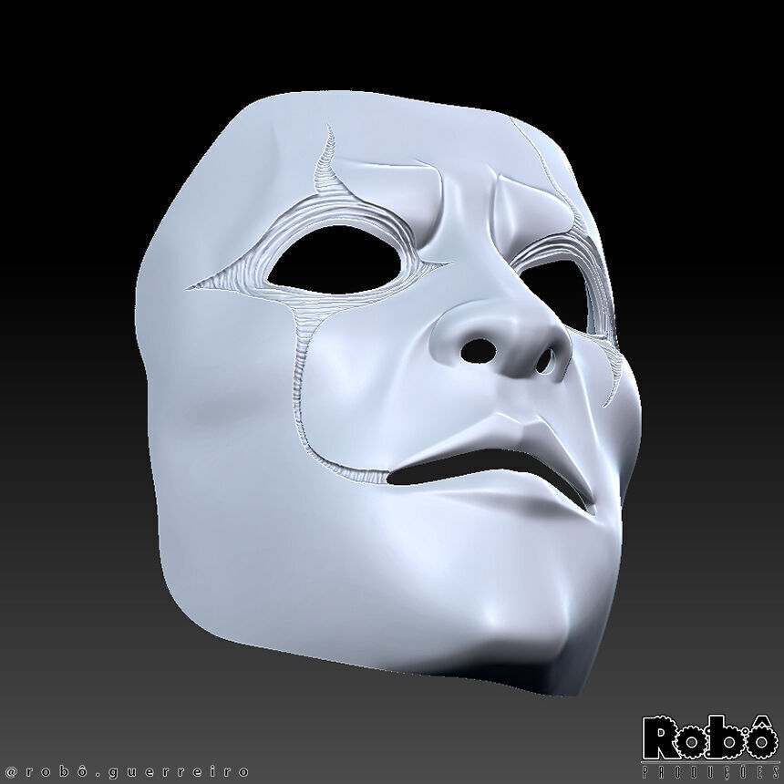 SLIPKNOT - Jim Root - AHIG - Phantom Mask 3D print model_11