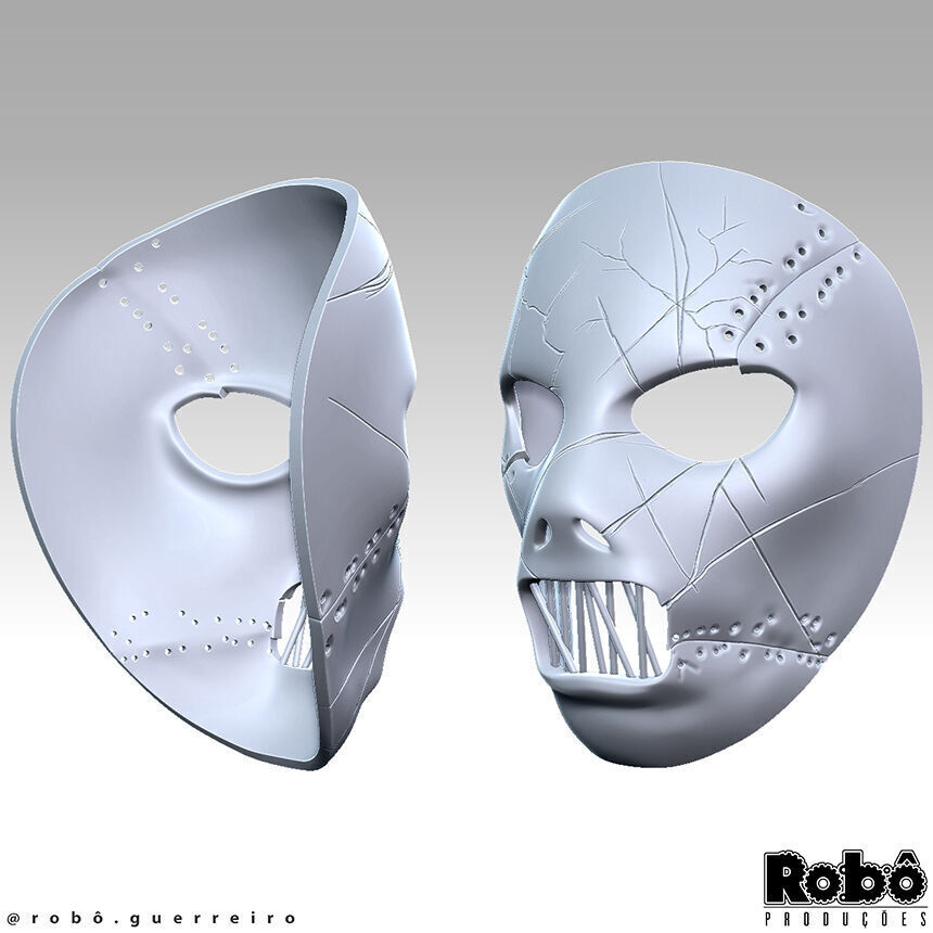 SLIPKNOT - Paul Gray - AHIG - The Pig Leather Mask 3D print model_14