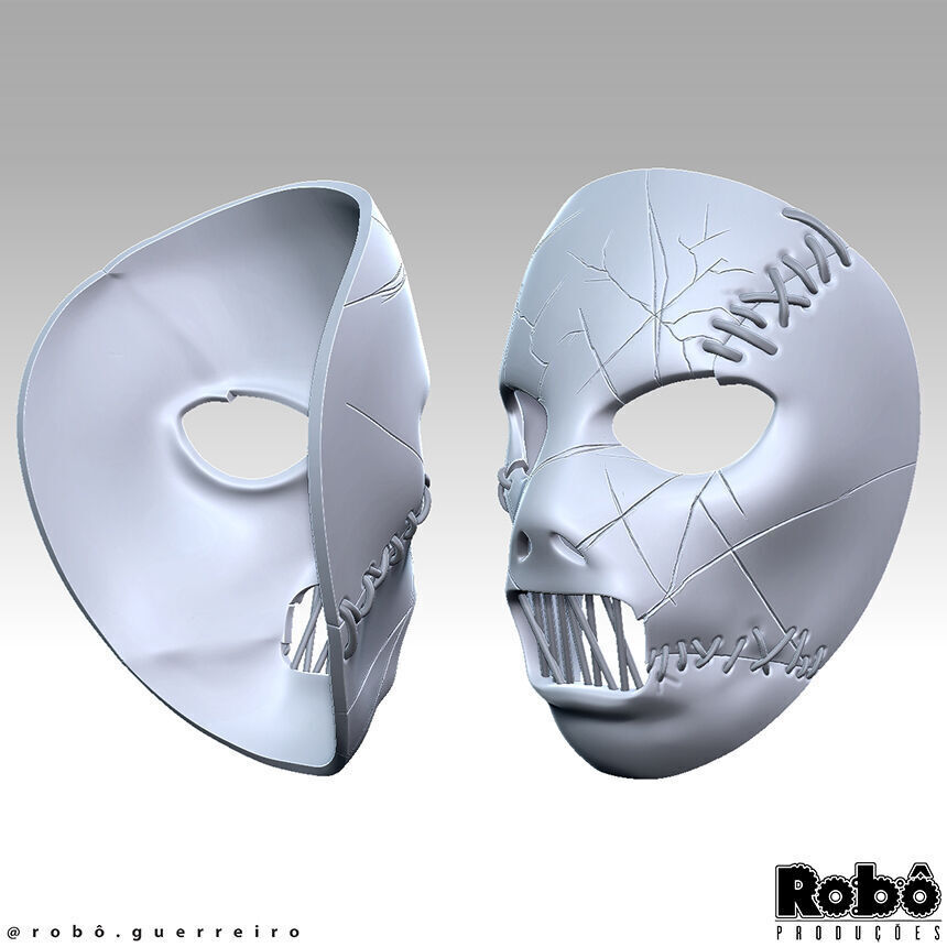 SLIPKNOT - Paul Gray - AHIG - The Pig Leather Mask 3D print model_8