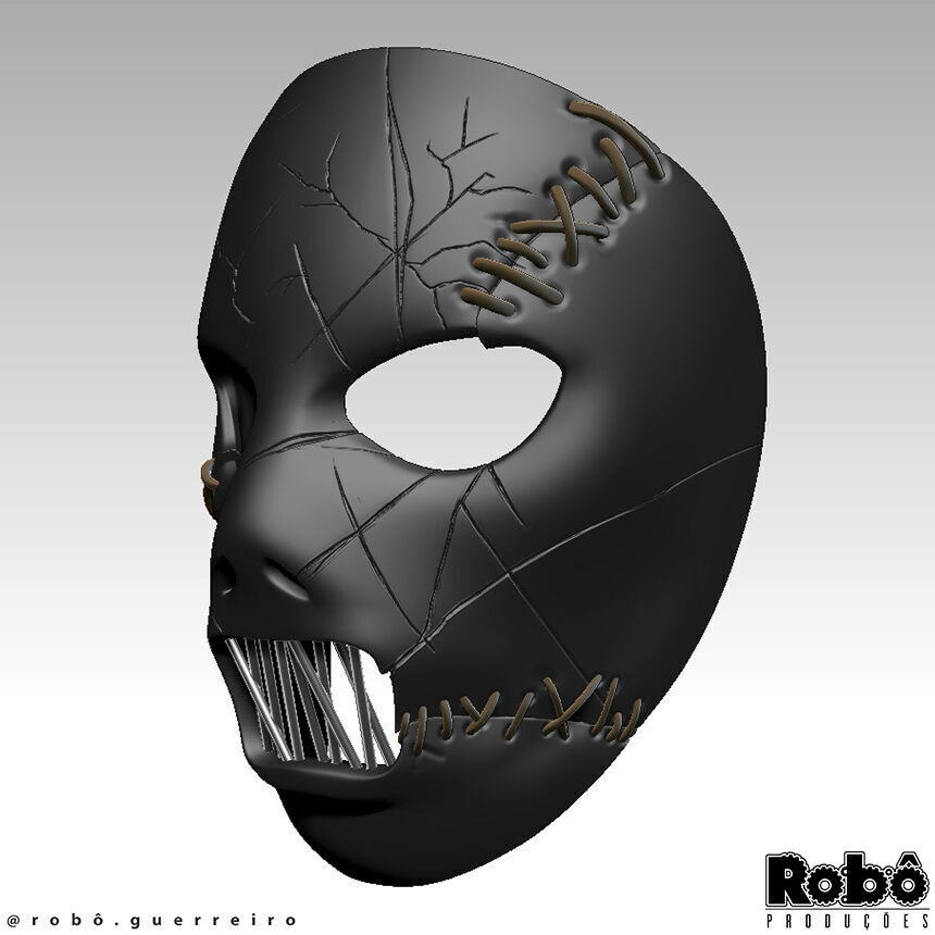 SLIPKNOT - Paul Gray - AHIG - The Pig Leather Mask 3D print model_13