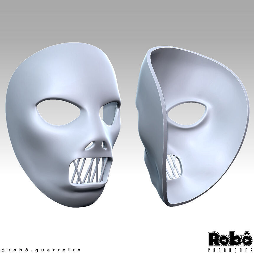 SLIPKNOT - Paul Gray - AHIG - The Pig Leather Mask 3D print model_16