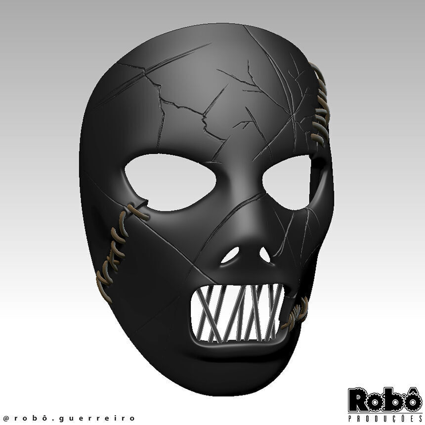 SLIPKNOT - Paul Gray - AHIG - The Pig Leather Mask 3D print model_5