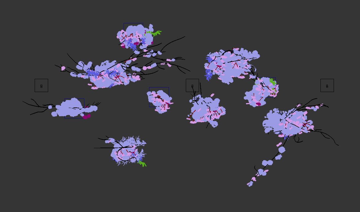 Floristry Fine art display 3D model_11