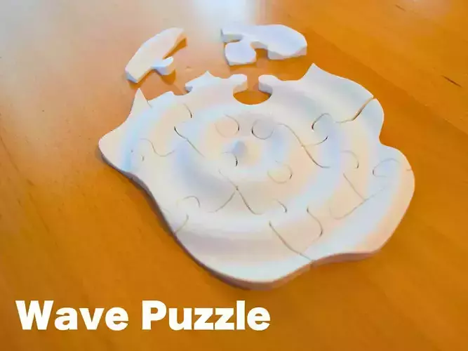  Wave Puzzle 3D Puzzle 11 pieces