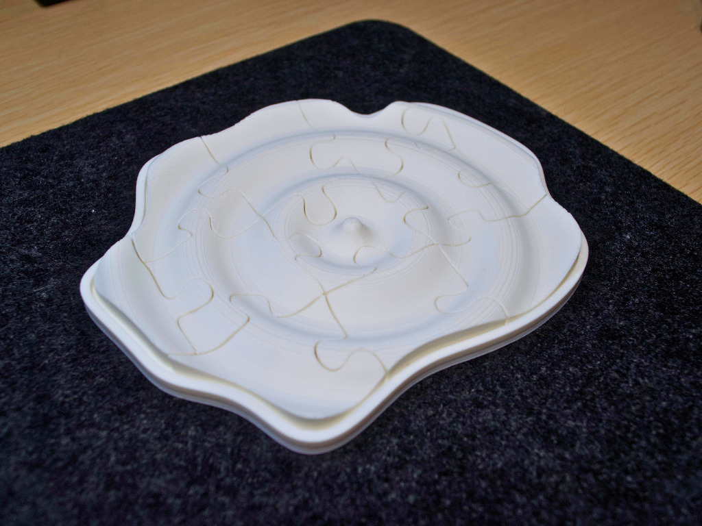  Wave Puzzle 3D Puzzle 11 pieces 3D print model_6