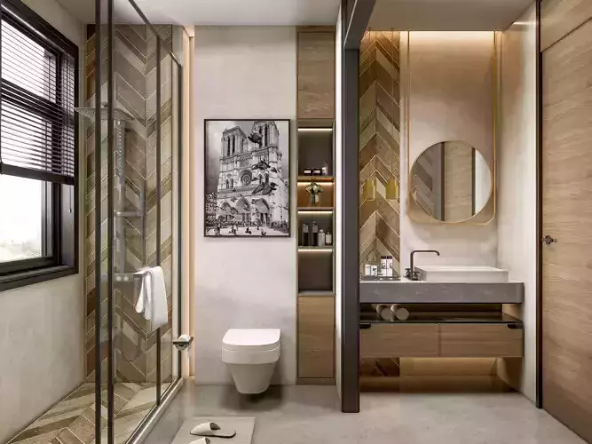 Bathroom 76 3D model