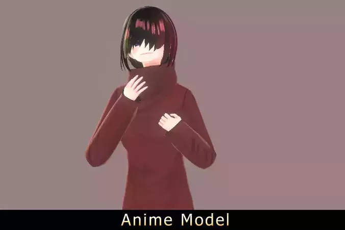 Anime Character - Ghost-Lanky