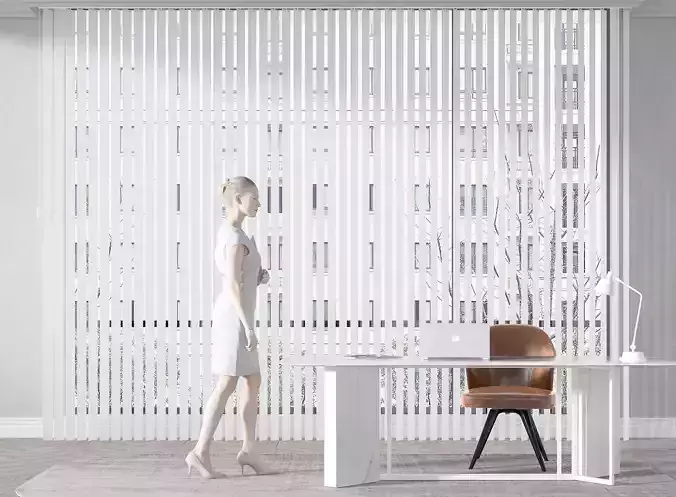 shutter hanging Modern curtain