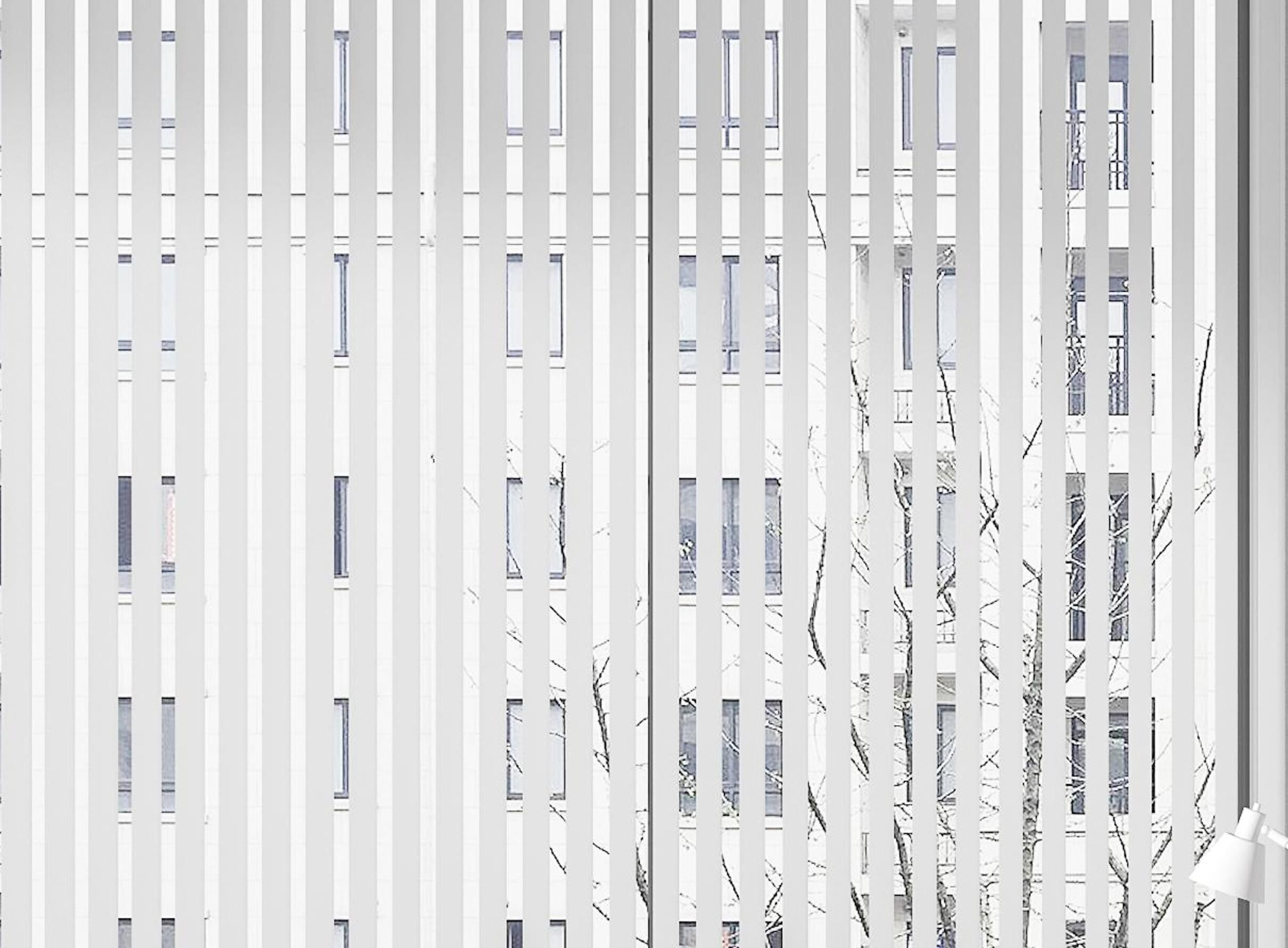 shutter hanging Modern curtain 3D model_3