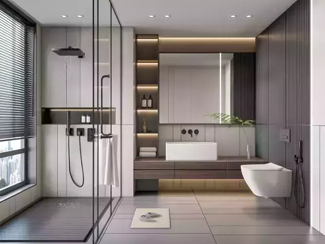 Bathroom 77 3D model