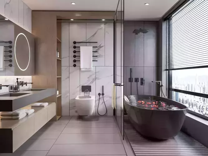 Bathroom 83 3D model