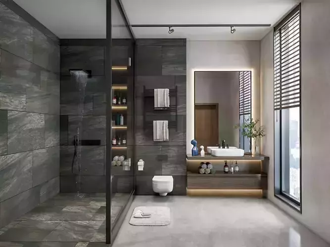 Bathroom 84 3D model