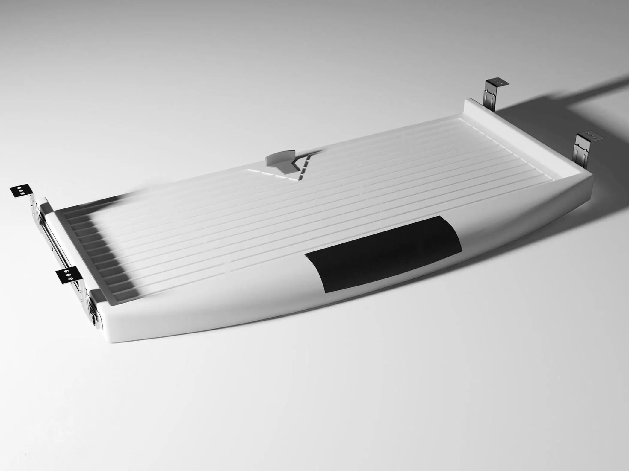 tray keyboard Modern 3D model_0