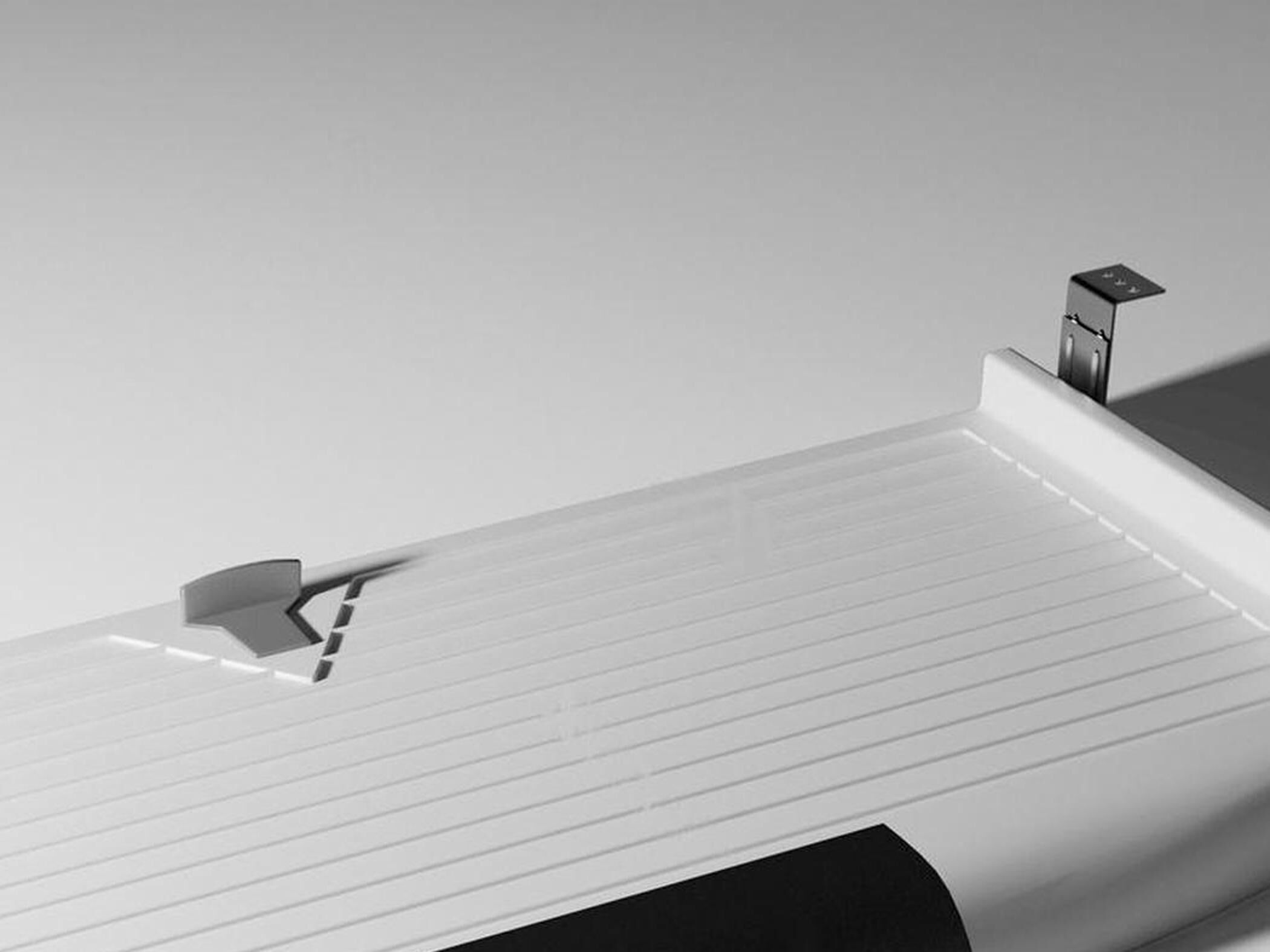 tray keyboard Modern 3D model_1