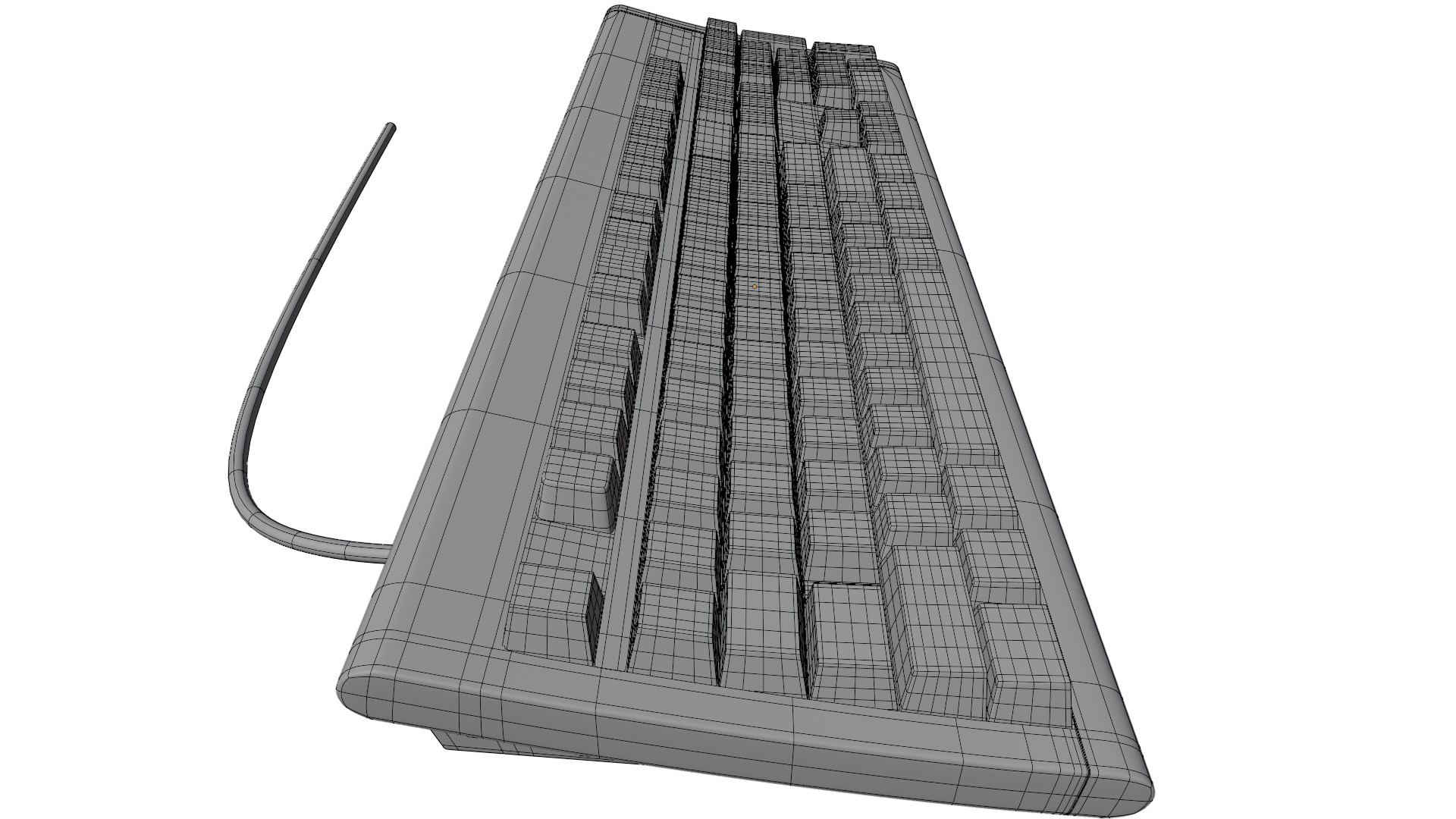 IBM Keyboard 3D model_15