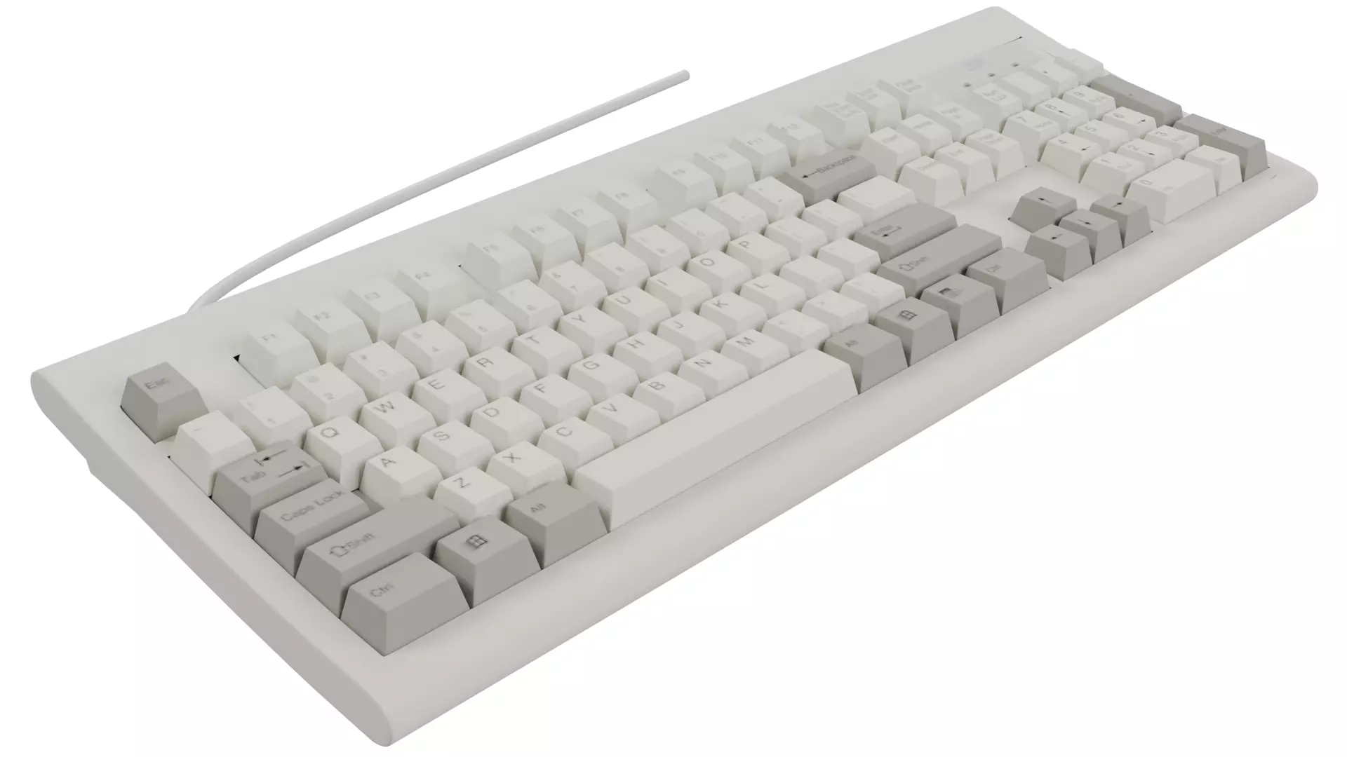 IBM Keyboard 3D model_0