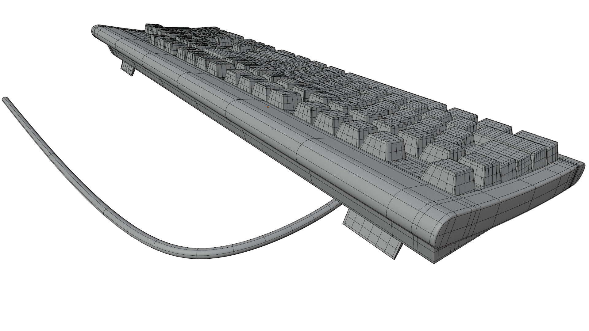 IBM Keyboard 3D model_14