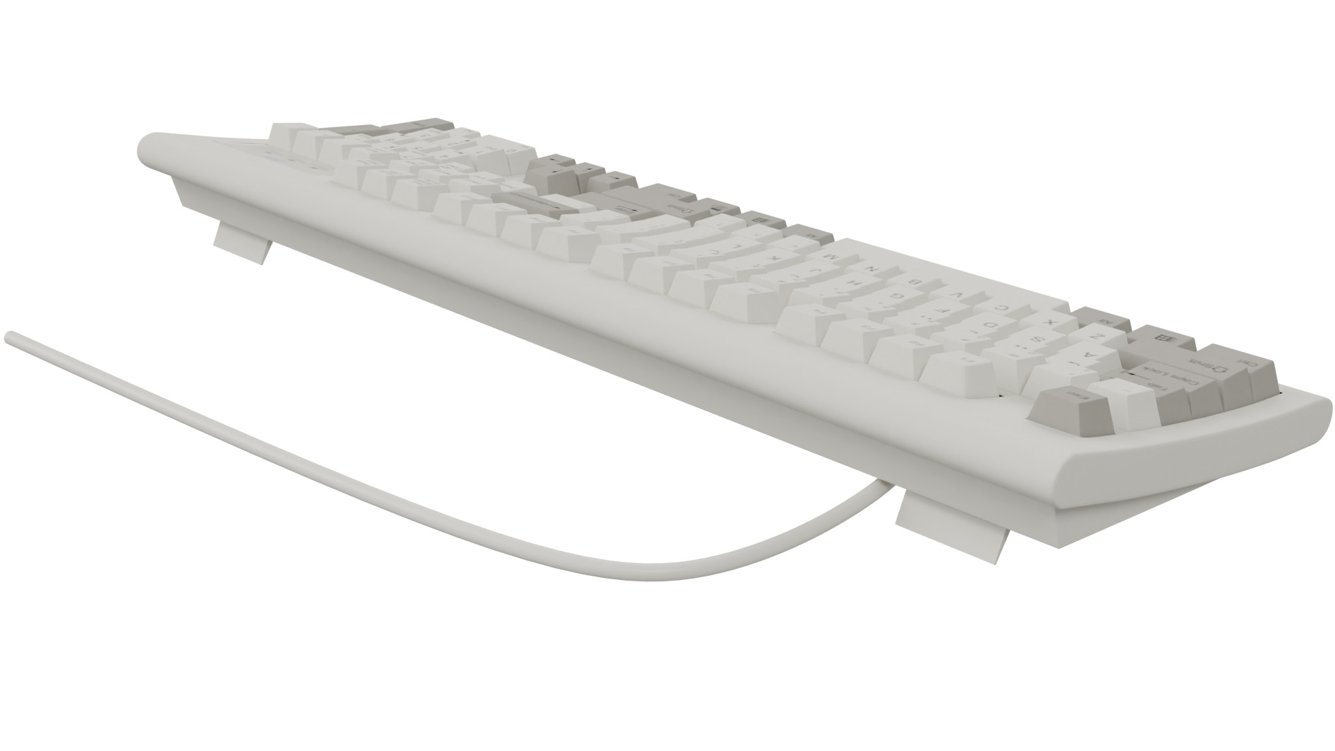 IBM Keyboard 3D model_6