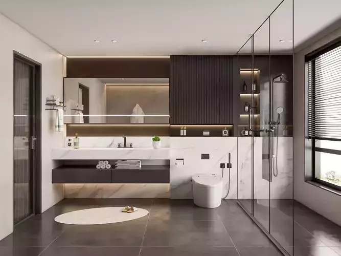 Bathroom 85 3D model