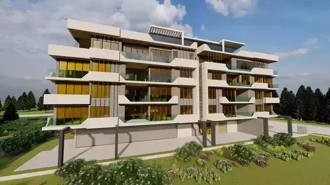 residential complex-Apartment 3D model