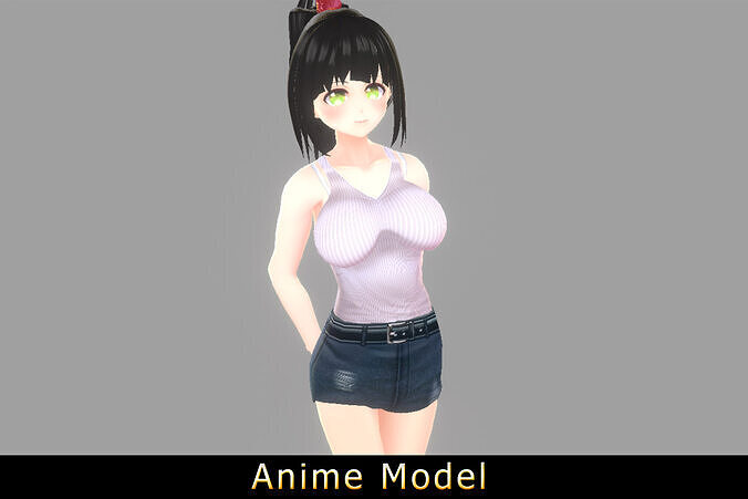 Anime Character - Janna Free 3D model